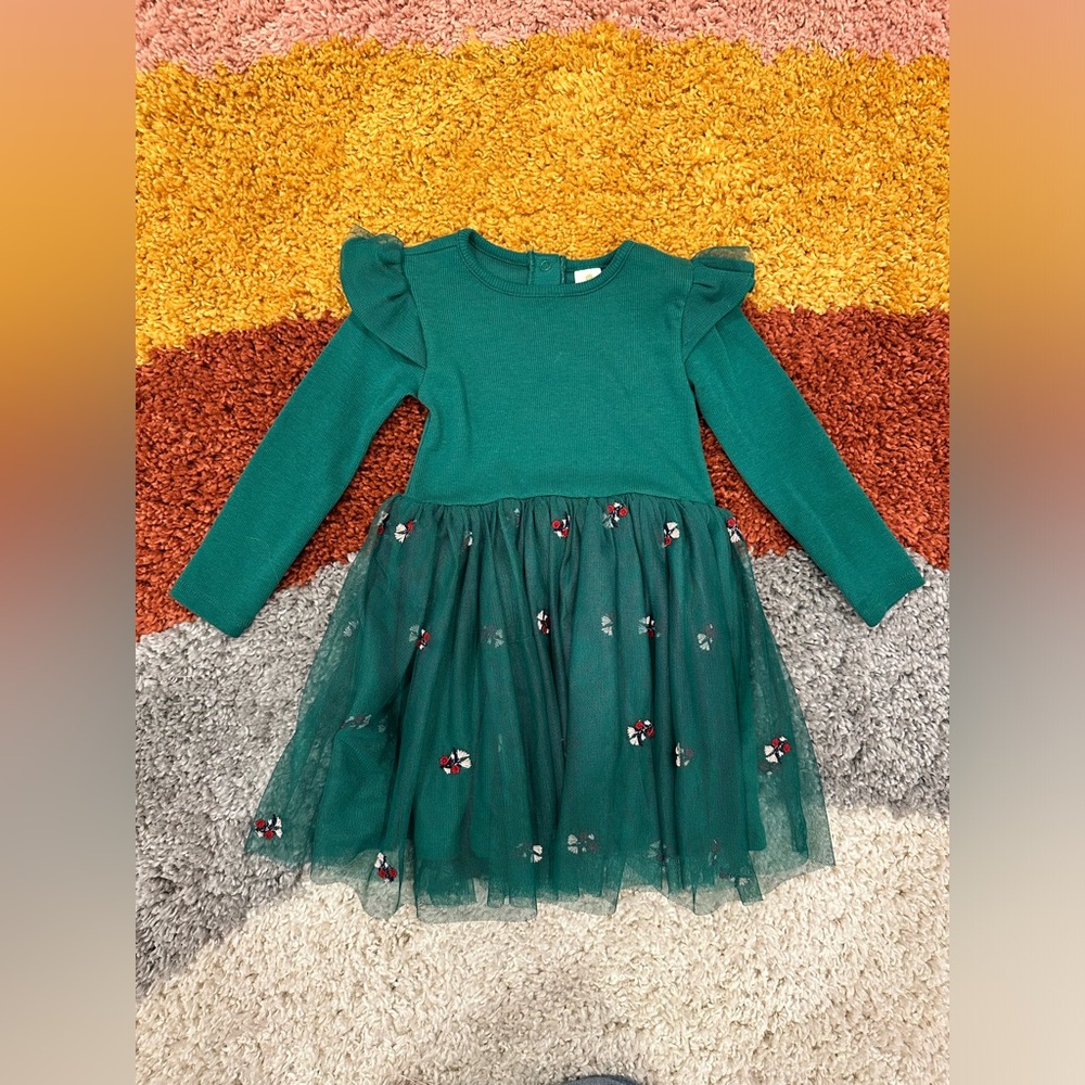 Tucker + Tate Green Holiday Tulle Dress 18months